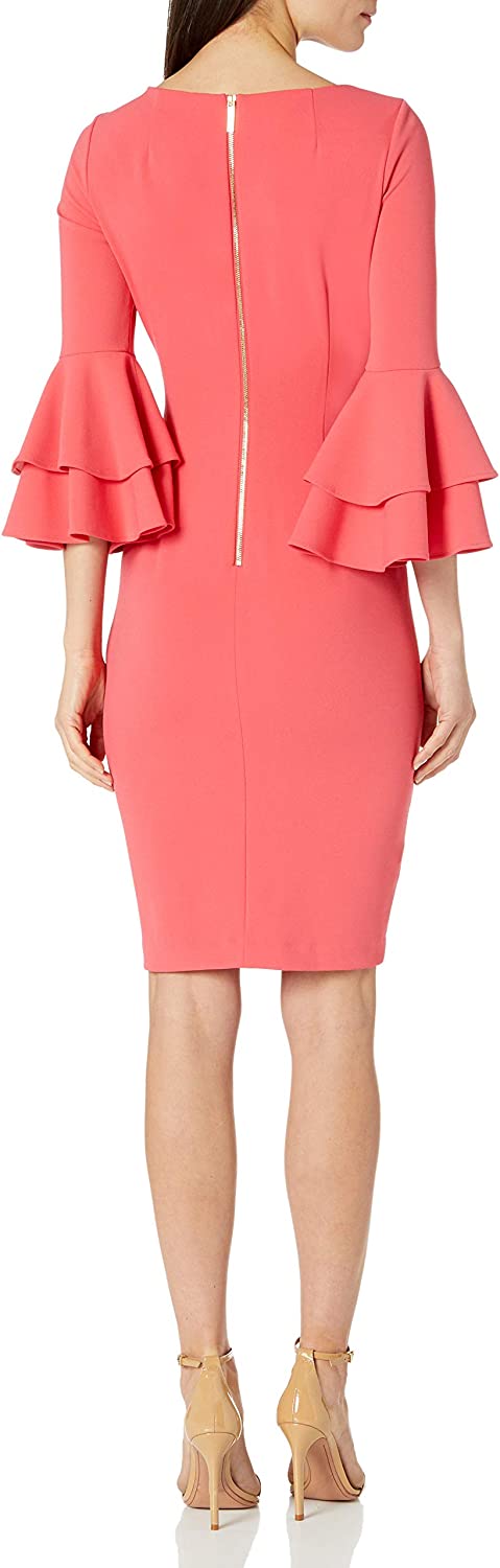 Calvin Klein Women's Tiered Bell Sleeve Dress - Image 6